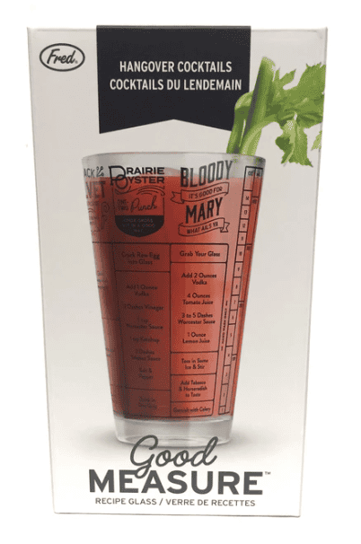 Good Measure - Hangover Recipe Glass